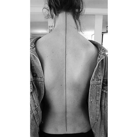 Pin by Kristýna on Tatu in 2020 | Line tattoos, Spine tattoos for women ...