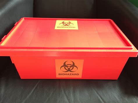 Red Biohazard Instrument Transport Containers | Hot Sex Picture