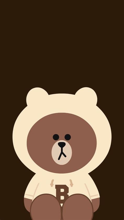 Kawaii Brown Bear - Novocom.top, Cute Brown Bear HD phone wallpaper ...