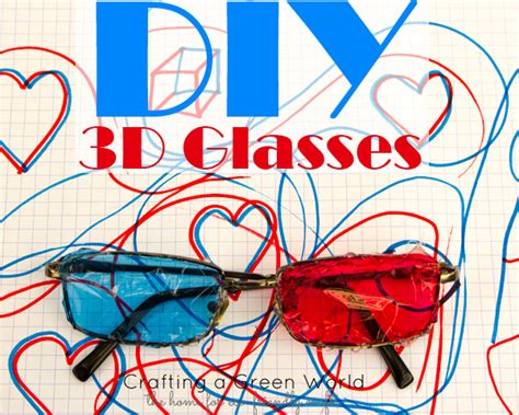 How to Make 3D Glasses (kid-friendly project!)