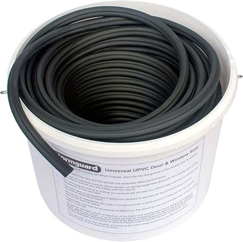 Stormguard UPVC Replacement Door and Window Gasket Rubber Seal Black 25 Metres: Amazon.co.uk ...