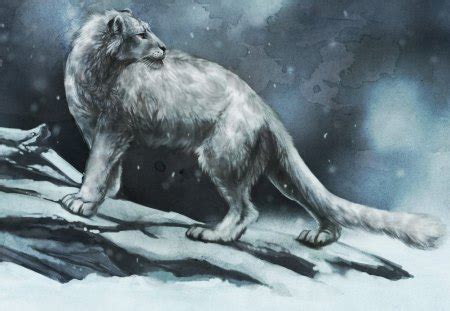 snow lion - Fantasy & Abstract Background Wallpapers on Desktop Nexus ...