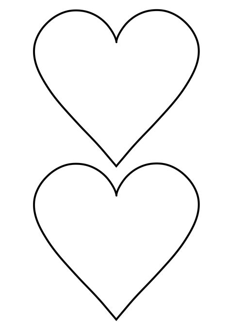 Extra Large Heart Template Printable