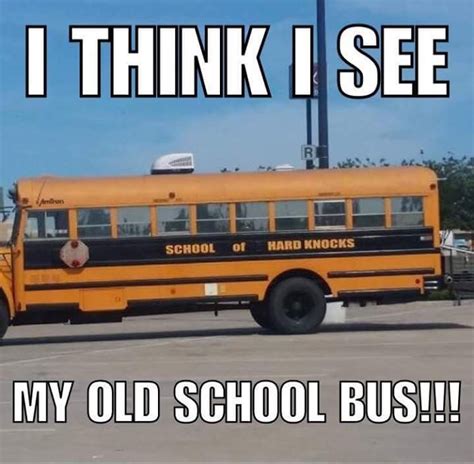 Pin by Mary Ann Scharenbroch on Humor | Funny pictures, Old school bus, Funny memes