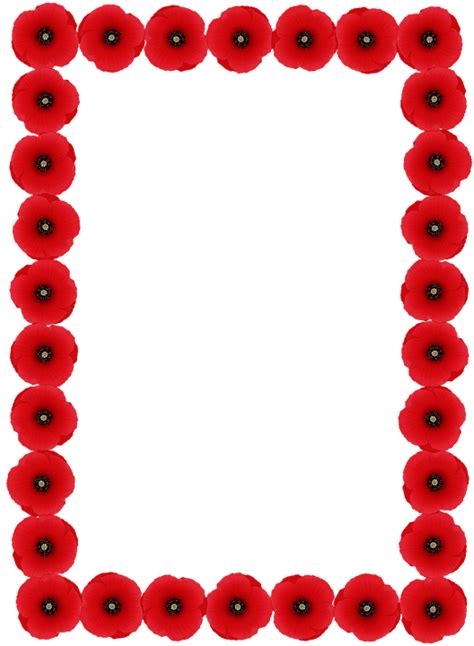 Poppy Frame Rectangle - Free image on Pixabay