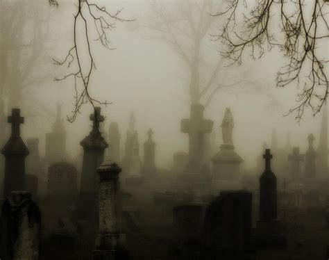 Spooky Graveyard Photograph by Gothicrow Images - Fine Art America