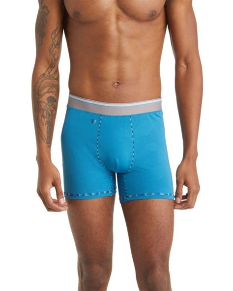 Mack Weldon Airknitx Hd Performance Boxer Briefs in Blue for Men | Lyst