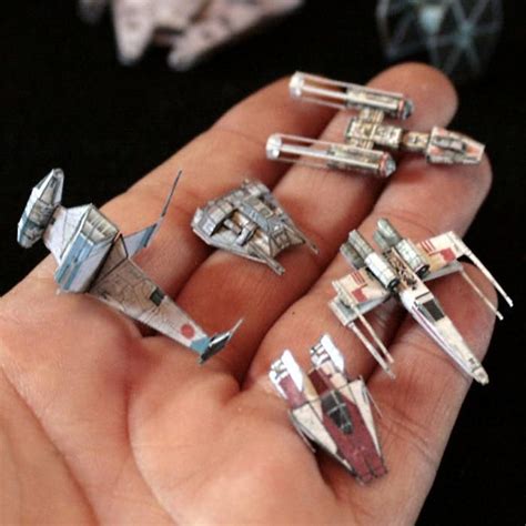 3+Simple X Wing Miniatures Papercraft - Us Nco 2007