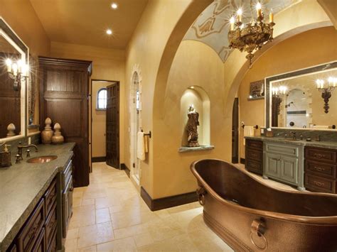 Tuscan-Style Bathrooms | HGTV