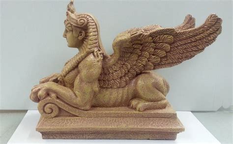 Egyptian Female Sphinx Statue | Сфинкс, Художественные скульптуры, Статуи