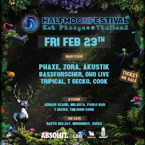 Halfmoon Festival at Koh Phangan, Thailand I 23th FEB 2018 | Eventpop | Eventpop