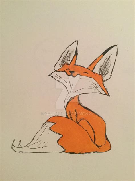 Cute fox by Violet2121 on DeviantArt