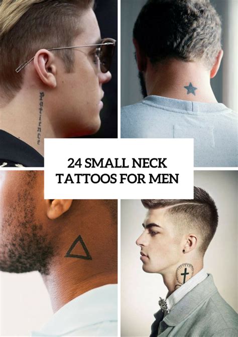 24 Excellent Small Neck Tattoos For Guys - Styleoholic