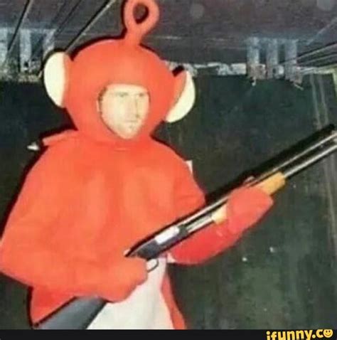 Teletubby with a Gun | WTF | Know Your Meme