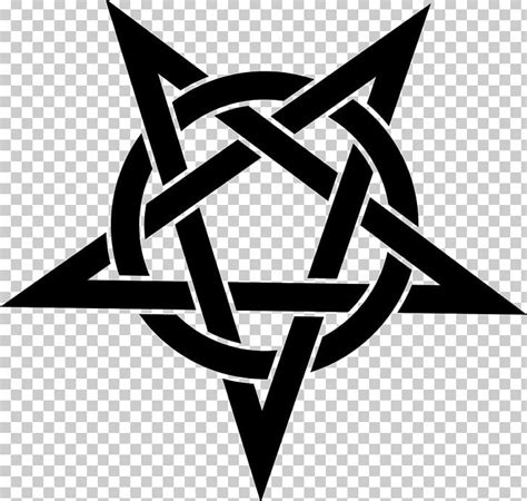 Pentagram Pentacle Symbol PNG, Clipart, Angle, Black And White, Brand, Clip Art, Cross Of Saint ...