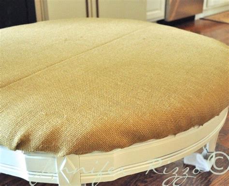 Turn a vintage coffee table into a tufted,upholstered ottoman ...