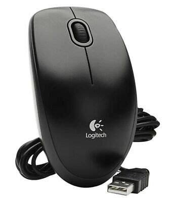 Mouse Ottico Standard Logitech Business B100 Nero con cavo USB M-U0026 | eBay