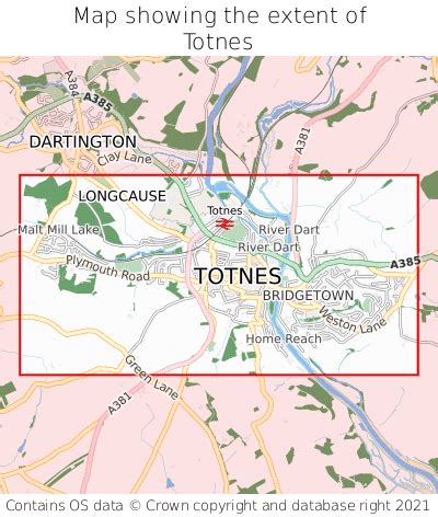 Where is Totnes? Totnes on a map