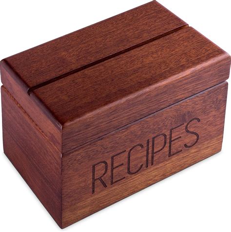 Recipe Box For 4x6 Cards - banana-breads.com