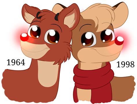 Rudolph (1964) + Rudolph (1998) by LoloHeartWolf on DeviantArt