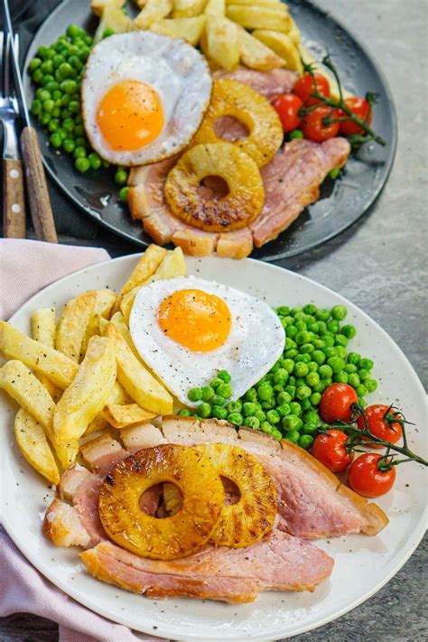 Gammon Steak - Ham Egg and Chips - Flawless Food