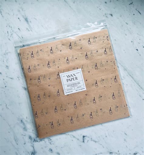 Wax Paper Sheets | Milk & Cookies | Bake it Write