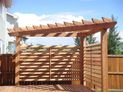 How To Build A Pergola Privacy Wall