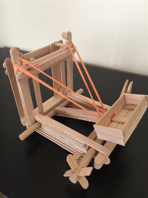 Catapult With Ice Cream Sticks