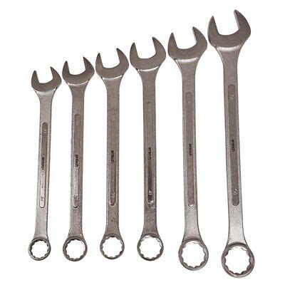 6pc JUMBO COMBINATION SPANNER SET 32 36 38 41 46 50mm OPEN RING WRENCH COMBI | eBay