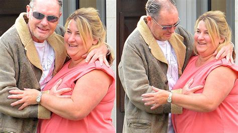 Cheeky Paul Gascoigne gets friendly with female fan as they pose for ...