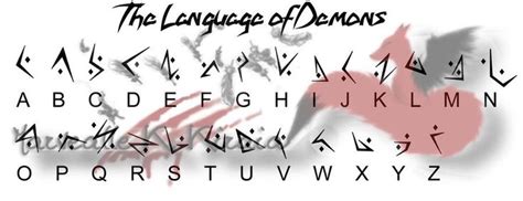 Demon Runes by FoxyWingsCreations | Alphabet writing, Rune alphabet, Ancient alphabets