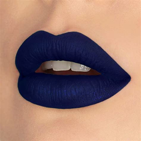 Blue Lipstick Lips