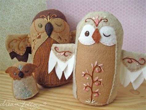 3 plush owls | blogged today | Aimee Ray | Flickr