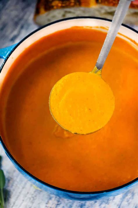 Easy Pumpkin Soup (with canned pumpkin) - Bowl of Delicious