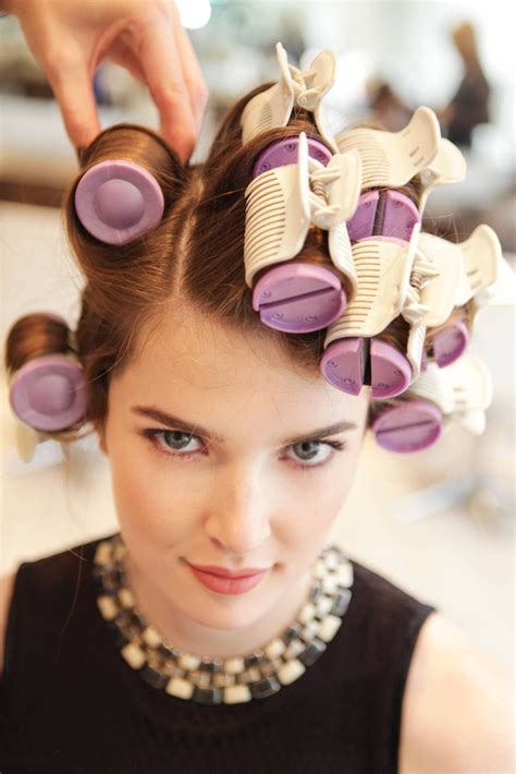 Styles Created With Hot Rollers | Hot rollers hair, Diy hair rollers, Hot roller curls