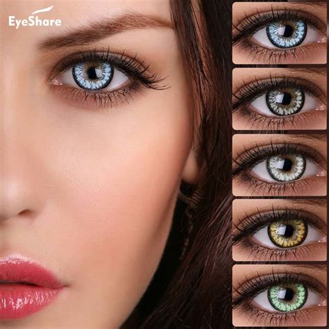 EYESHARE 1 pair Honey Series color Contact lens Cosmetic Eye Lens contacts | Shopee Philippines