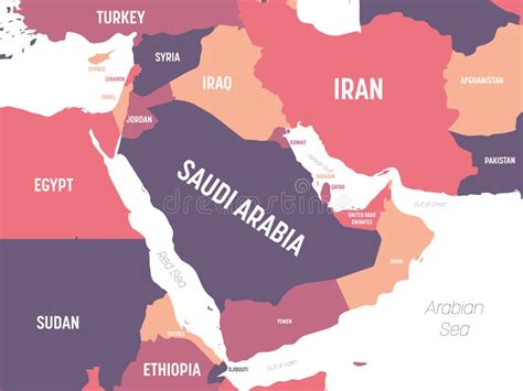 Arabian Peninsula Map Stock Illustrations – 1,684 Arabian Peninsula Map ...