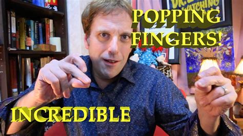 Incredible Popping Fingers - Party Tricks - YouTube