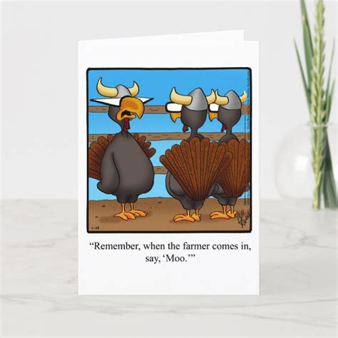 Funny Thanksgiving Humor Greeting Card | Zazzle.com