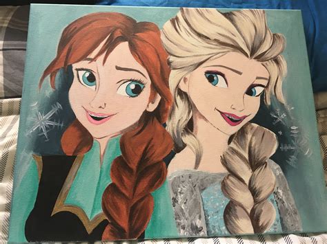 Frozen Anna Painting