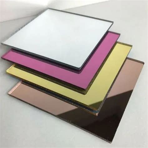 Acrypoly Rectangular Mirror Acrylic Sheets, Thickness: 0.8mm - 5mm ...