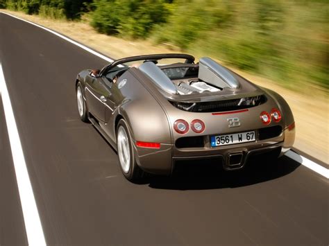 Bugatti Veyron 16.4 Grand Sport 2010 in Rome - Rear Angle Speed Top ...