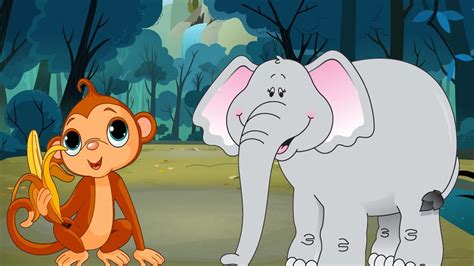 Short Stories For Kids - The Royal Elephant | Prince Monkey - YouTube