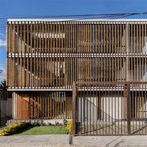 Wooden shutters shade Edificio Criba apartments in Ecuador by Rama Estudio – Free Autocad Blocks ...