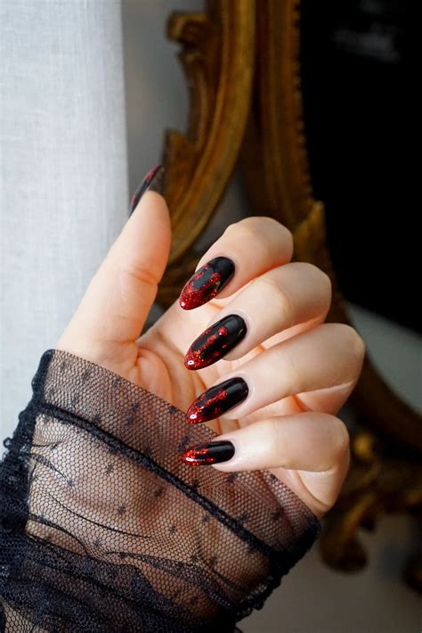 Manicure of the Month: Halloween Blood Drip Nails - living after midnite