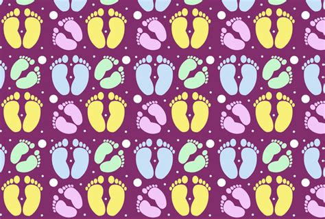 Baby Feet Patterned Backing Paper Free Stock Photo - Public Domain Pictures