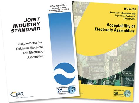 PUBLICATION DES STANDARDS IPC J-STD-001 ET IPC-A-610 EN RÉVISION H - Iftec