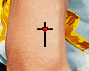 Aggregate 73+ cross with heart tattoo - in.eteachers