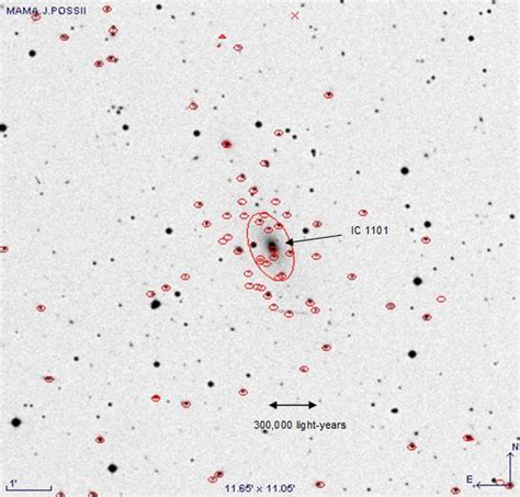 IC 1101 largest galaxy - visible to us? - Deep Sky Observing - Cloudy ...