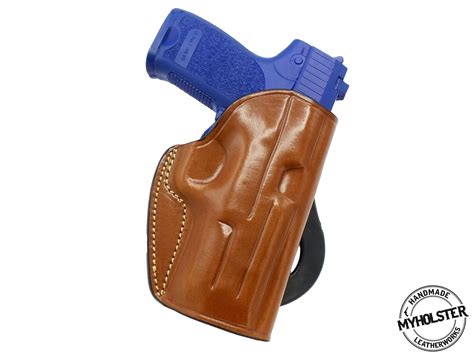 FN Herstal FNX .45 OWB Leather Quick Draw Right Hand Paddle Holster ...